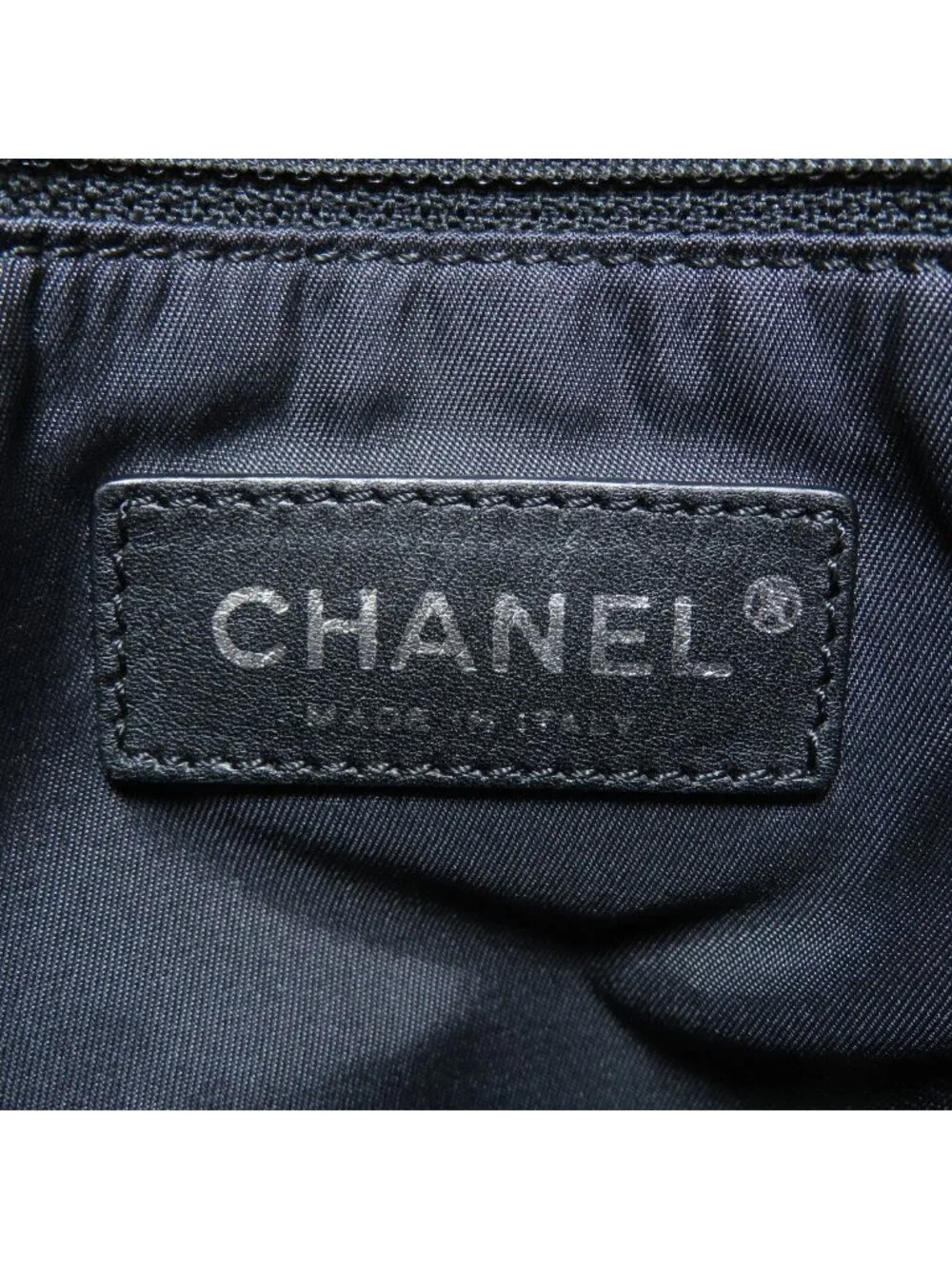 Chanel New Travel Line Shoulder Bag Nylon Jacquard